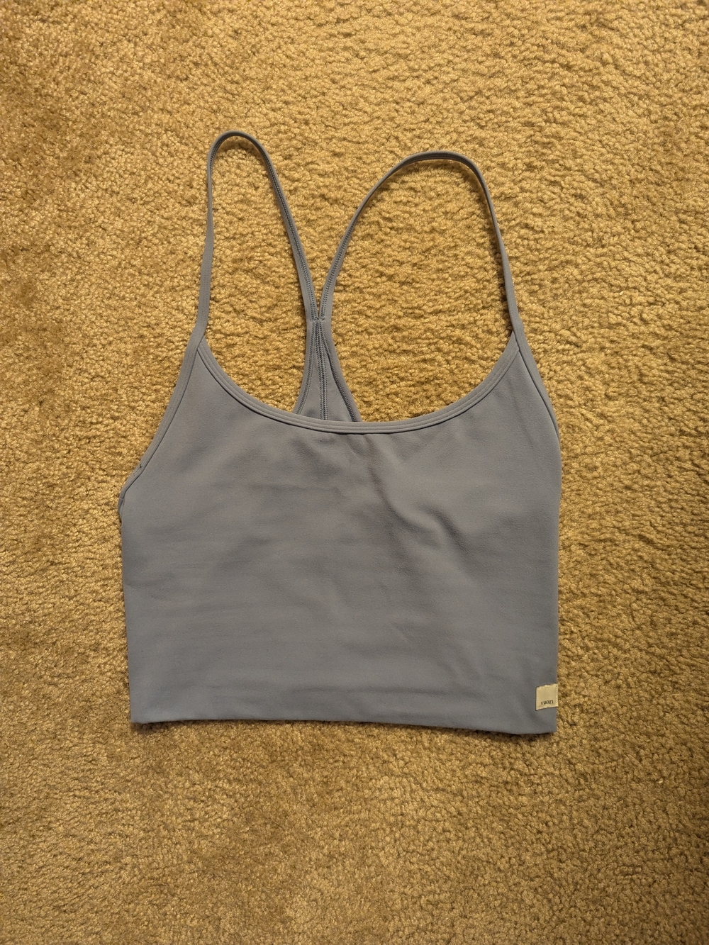 Vuori Light Blue All The Feels Tank Size Medium